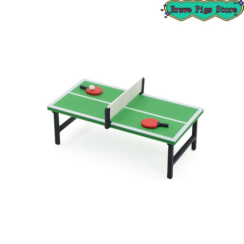 Table Tennis Shop - 1:12 Miniature Table Tennis Racket Model