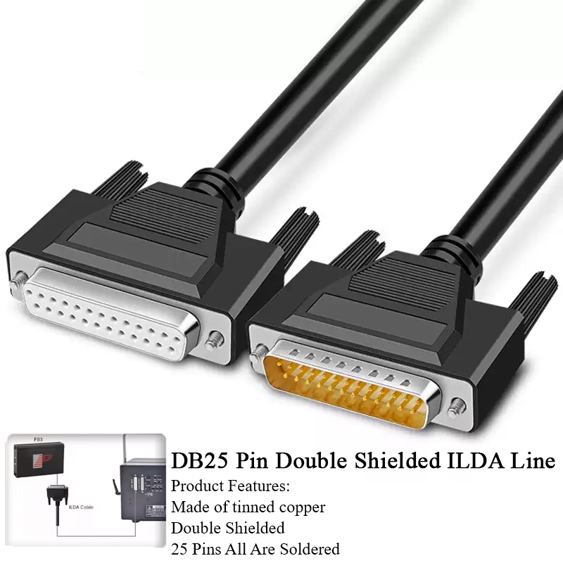 Table Tennis Double - Laser light ILDA line DB25 pin