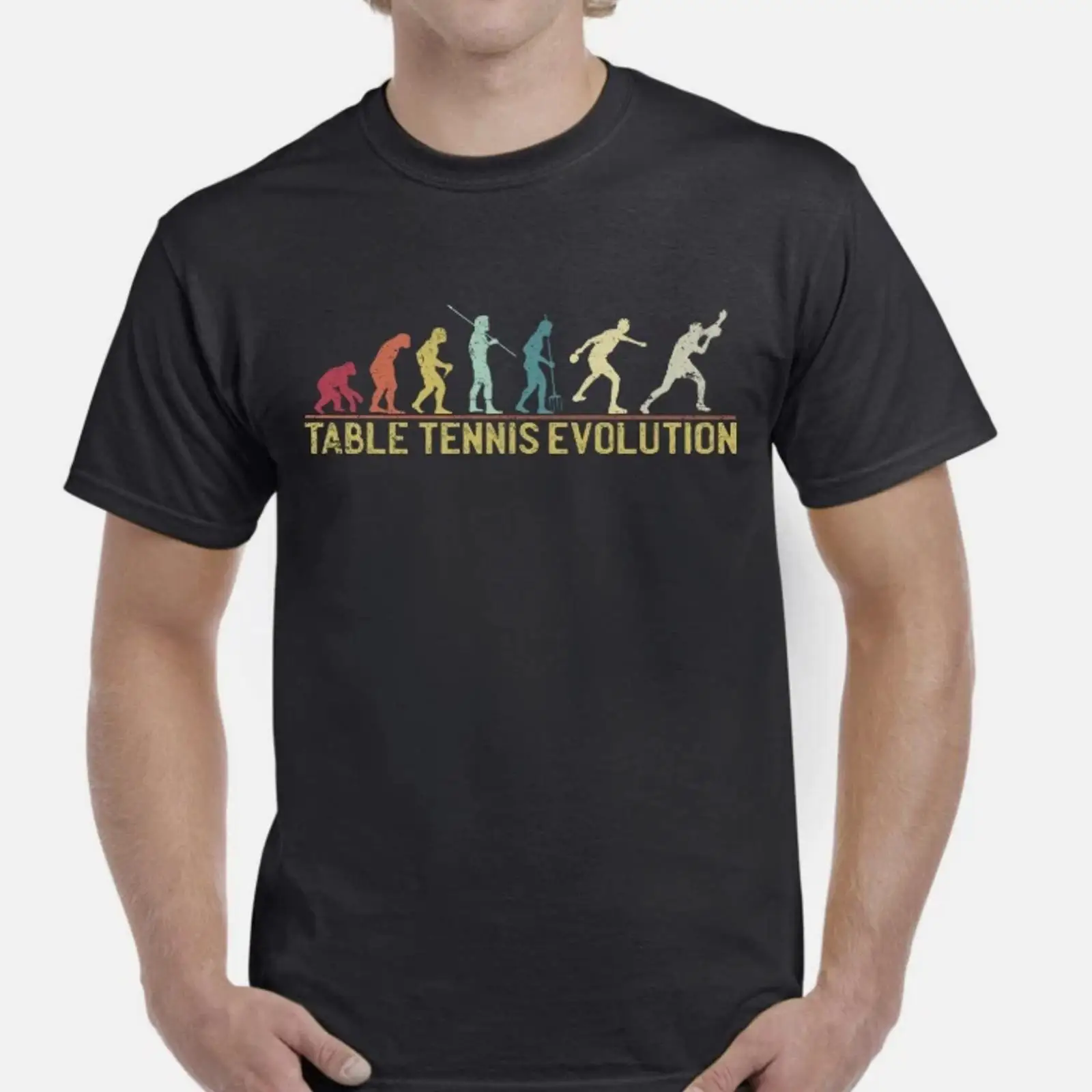 Table Tennis Graphics - Top T Shirt for Dad Evolution