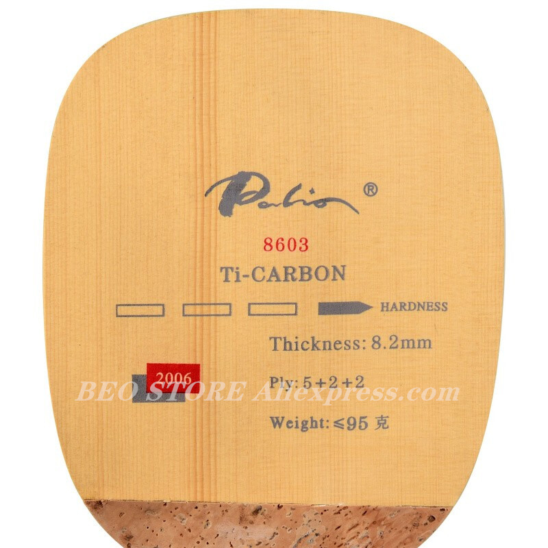 PALIO 8603 Carbon Titanium Tab - Table Tennis Japan review and price