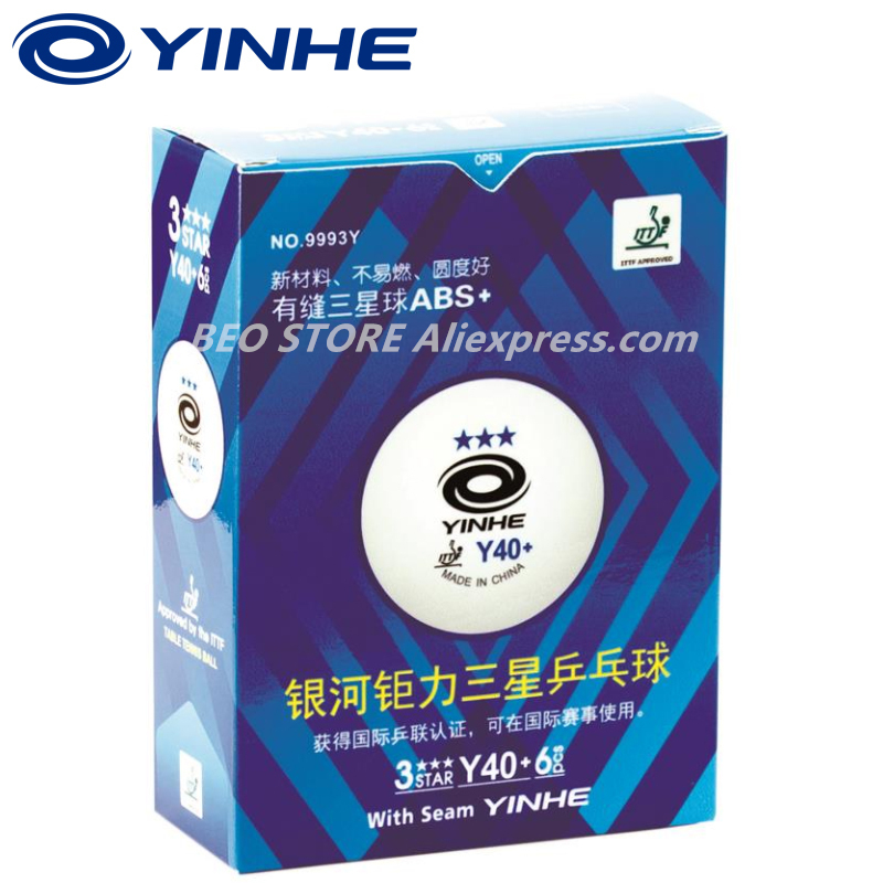 60 balls YINHE 3-star Y40+ H40 - Table Tennis Video Game review and price