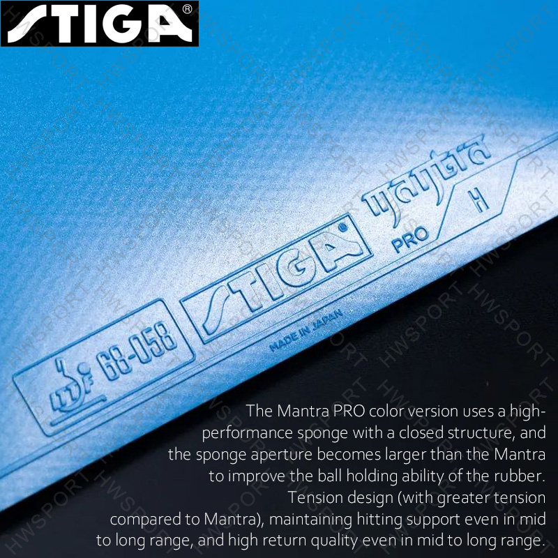 STIGA Mantra Pro Colorful Tabl - Table Tennis Japan review and price