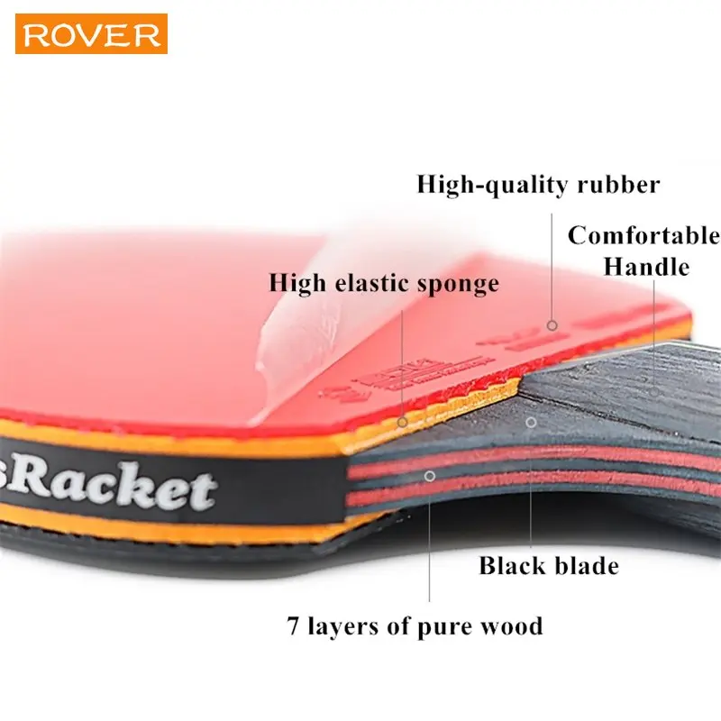 5/6 Star Table Tennis Racket 2 - Table Tennis Review review and price