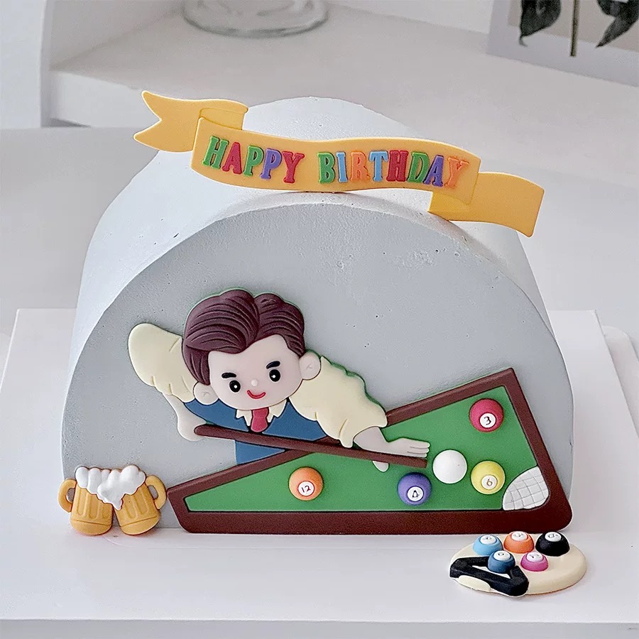 Billiard Cake Birthday Decorat - Table Tennis Shop review and price