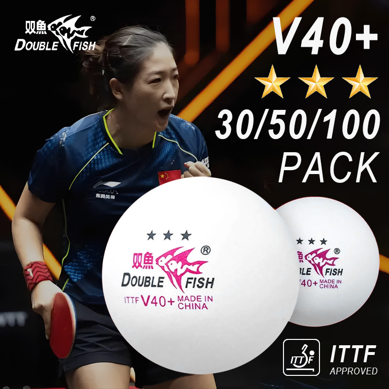 DOUBLE FISH 3 Star V40+ 30/50/ - Table Tennis Video Game review and price