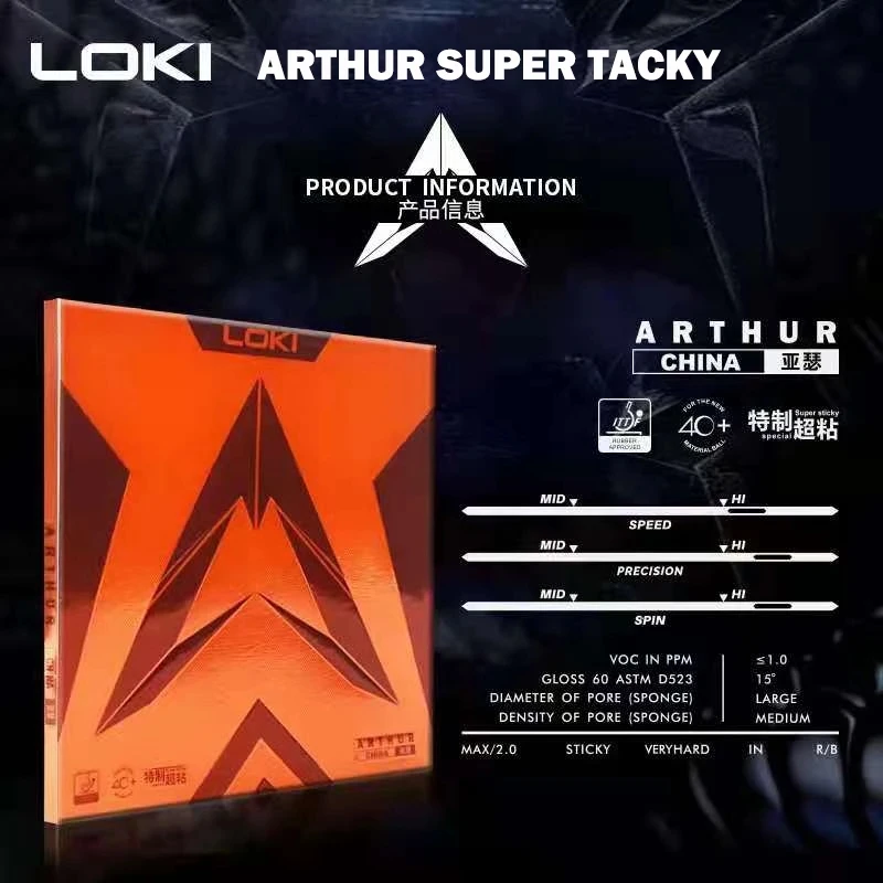 Original LOKI ARTHUR Europe/As - Table Tennis Shop review and price